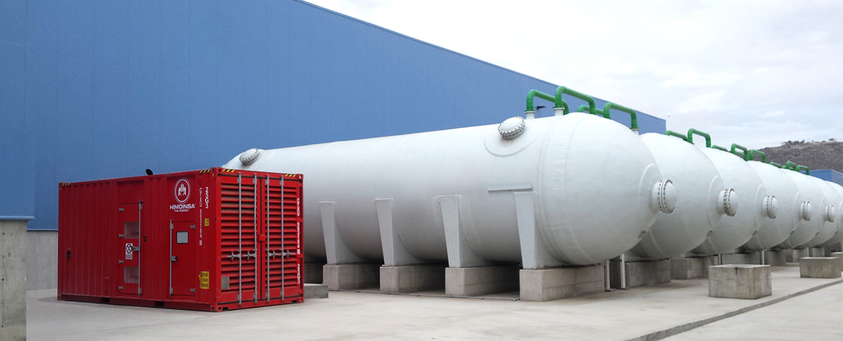 Energía de emergencia en una planta desalinizadora que aporta a la red hídrica 250 L de agua por segundo