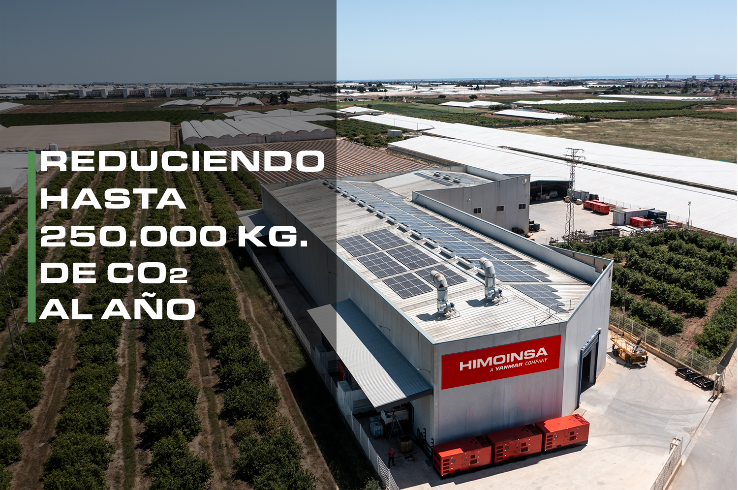 HIMOINSA apuesta por la eficiencia energética en sus procesos productivos e instala plantas fotovoltaicas en sus fábricas